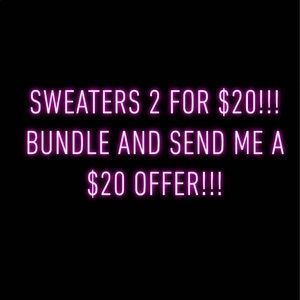 Bundle sweaters
